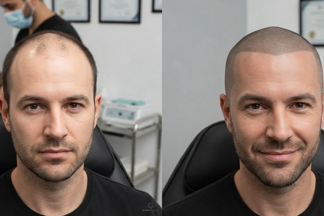 Tricopigmentation masculine